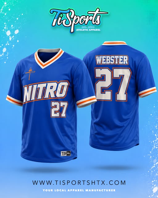 Nitro — royal blue team jerseys