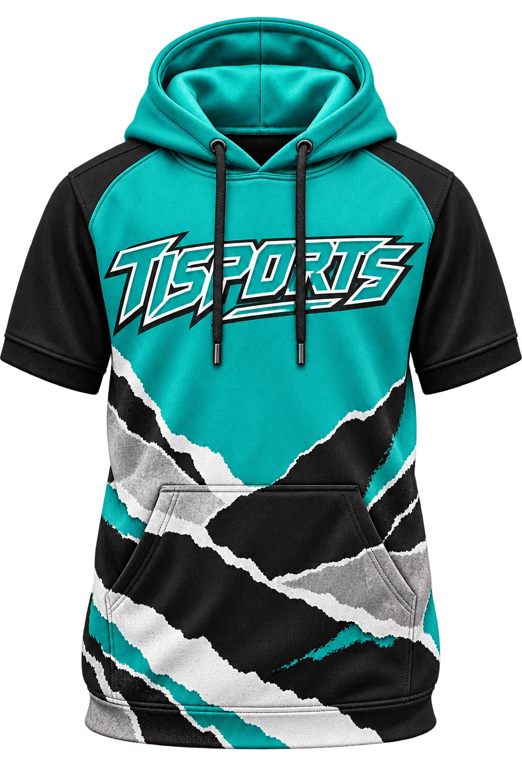 Short Sleeve Hoodie concept mockup