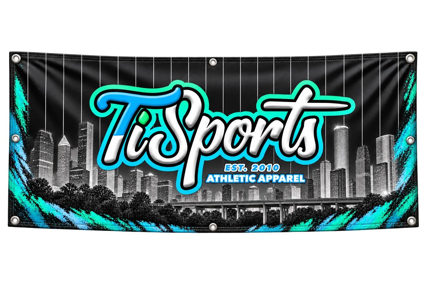 Custom Banners concept mockup